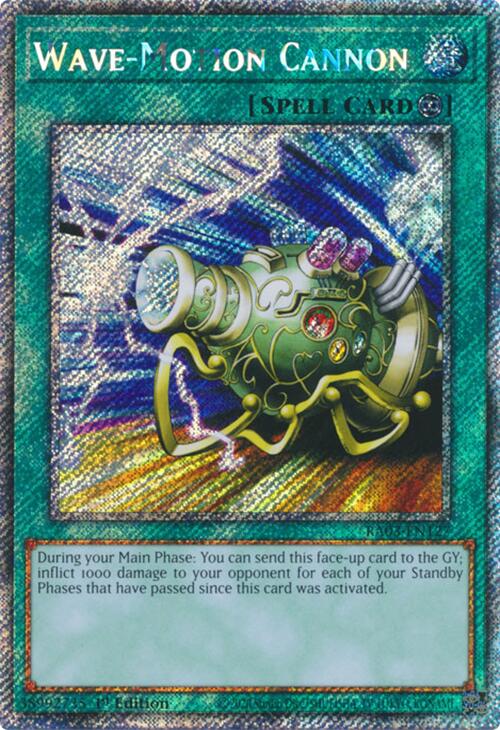 Wave-Motion Cannon (Platinum Secret Rare) [RA03-EN127] Platinum Secret Rare | Jomio and Rueliete's Cards and Comics