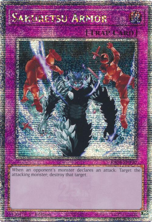 Sakuretsu Armor (Quarter Century Secret Rare) [RA03-EN130] Quarter Century Secret Rare | Jomio and Rueliete's Cards and Comics