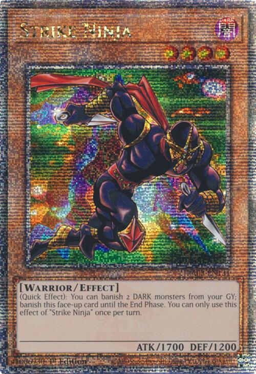 Strike Ninja (Quarter Century Secret Rare) [RA03-EN131] Quarter Century Secret Rare | Jomio and Rueliete's Cards and Comics
