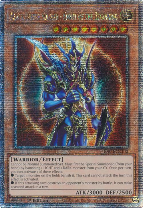 Black Luster Soldier - Envoy of the Beginning (Quarter Century Secret Rare) [RA03-EN132] Quarter Century Secret Rare | Jomio and Rueliete's Cards and Comics