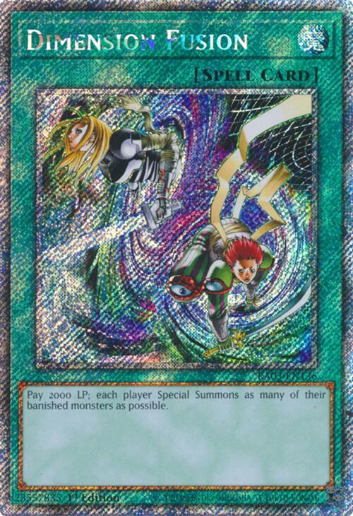 Dimension Fusion (Platinum Secret Rare) [RA03-EN136] Platinum Secret Rare | Jomio and Rueliete's Cards and Comics