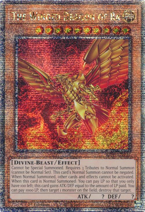 The Winged Dragon of Ra (Quarter Century Secret Rare) [RA03-EN137] Quarter Century Secret Rare | Jomio and Rueliete's Cards and Comics