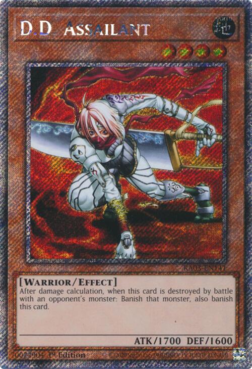 D.D. Assailant (Platinum Secret Rare) [RA03-EN141] Platinum Secret Rare | Jomio and Rueliete's Cards and Comics