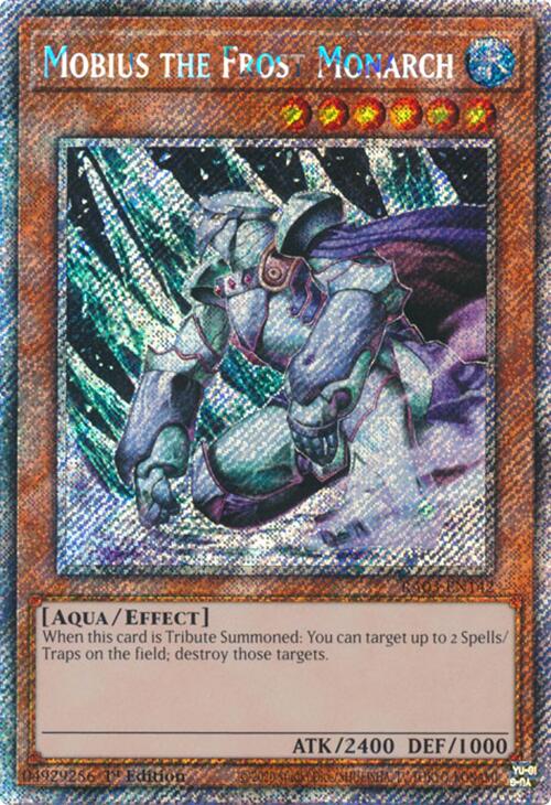 Mobius the Frost Monarch (Platinum Secret Rare) [RA03-EN142] Platinum Secret Rare | Jomio and Rueliete's Cards and Comics