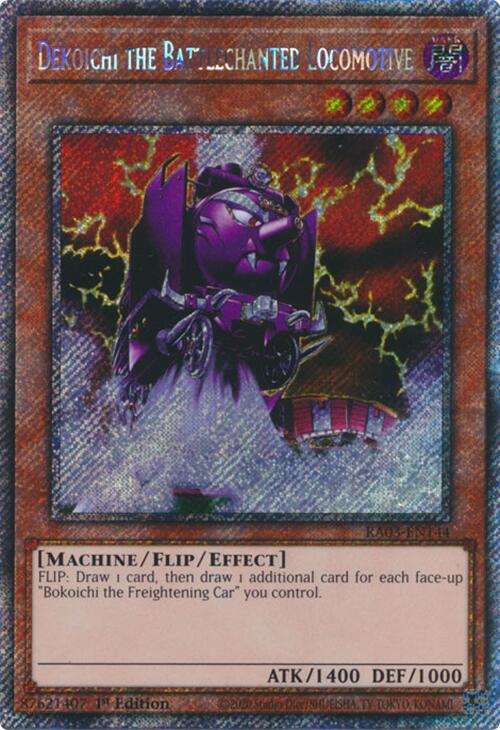 Dekoichi the Battlechanted Locomotive (Platinum Secret Rare) [RA03-EN144] Platinum Secret Rare | Jomio and Rueliete's Cards and Comics