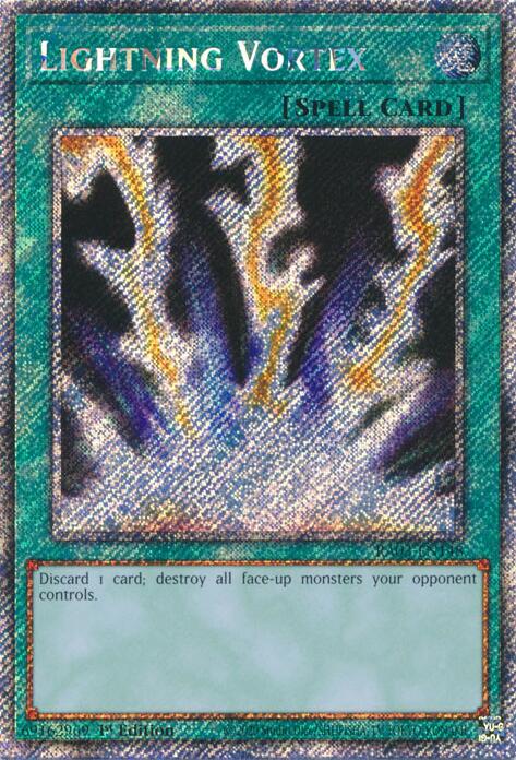 Lightning Vortex (Platinum Secret Rare) [RA03-EN148] Platinum Secret Rare | Jomio and Rueliete's Cards and Comics
