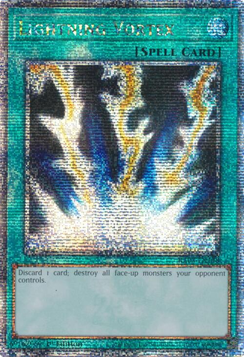Lightning Vortex (Quarter Century Secret Rare) [RA03-EN148] Quarter Century Secret Rare | Jomio and Rueliete's Cards and Comics