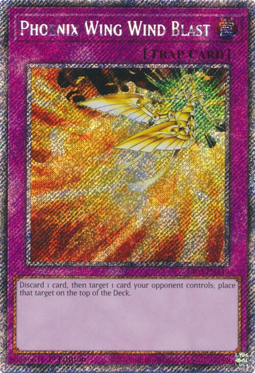 Phoenix Wing Wind Blast (Platinum Secret Rare) [RA03-EN149] Platinum Secret Rare | Jomio and Rueliete's Cards and Comics
