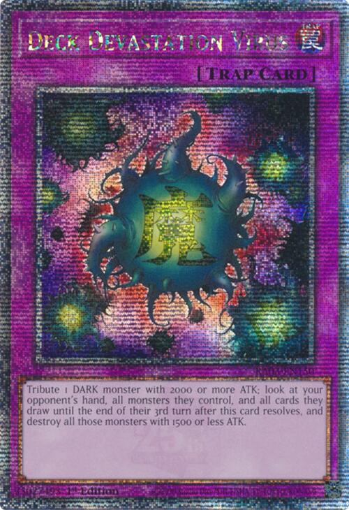 Deck Devastation Virus (Quarter Century Secret Rare) [RA03-EN150] Quarter Century Secret Rare | Jomio and Rueliete's Cards and Comics