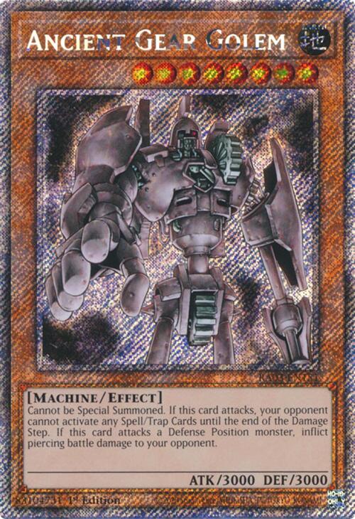 Ancient Gear Golem (Platinum Secret Rare) [RA03-EN151] Platinum Secret Rare | Jomio and Rueliete's Cards and Comics