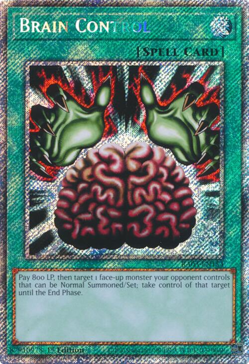 Brain Control (Platinum Secret Rare) [RA03-EN154] Platinum Secret Rare | Jomio and Rueliete's Cards and Comics
