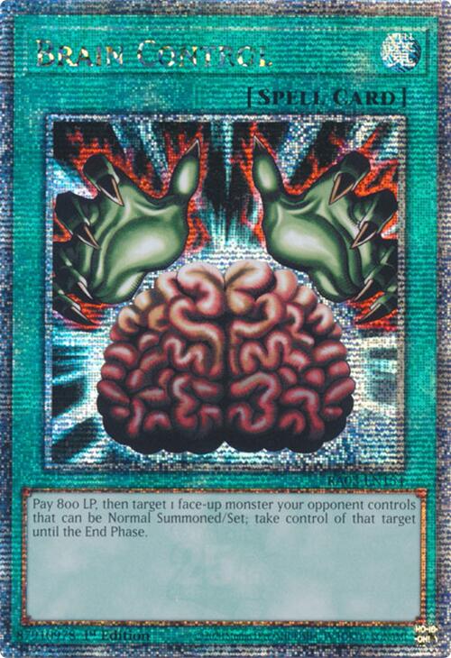 Brain Control (Quarter Century Secret Rare) [RA03-EN154] Quarter Century Secret Rare | Jomio and Rueliete's Cards and Comics