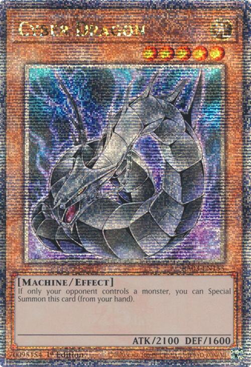 Cyber Dragon (Quarter Century Secret Rare) [RA03-EN155] Quarter Century Secret Rare | Jomio and Rueliete's Cards and Comics