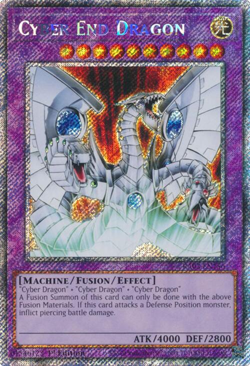 Cyber End Dragon (Platinum Secret Rare) [RA03-EN156] Platinum Secret Rare | Jomio and Rueliete's Cards and Comics