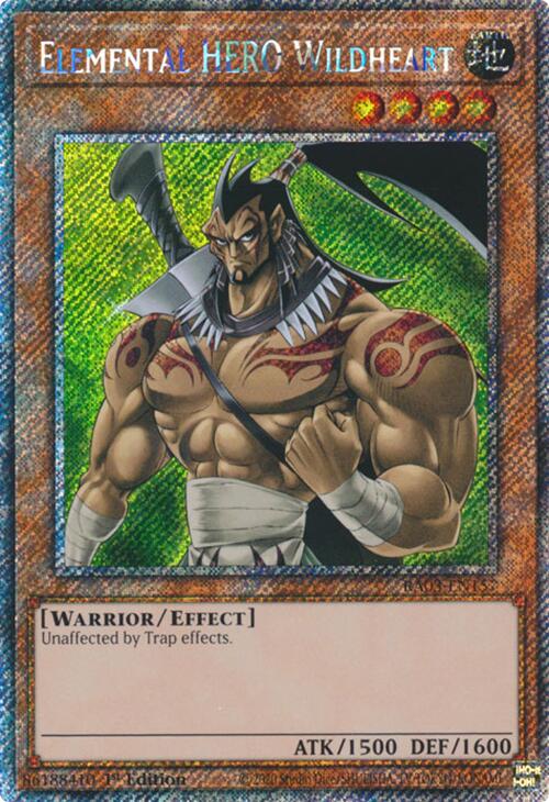 Elemental HERO Wildheart (Platinum Secret Rare) [RA03-EN157] Platinum Secret Rare | Jomio and Rueliete's Cards and Comics