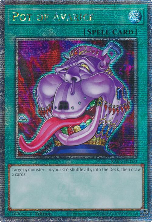 Pot of Avarice (Quarter Century Secret Rare) [RA03-EN160] Quarter Century Secret Rare | Jomio and Rueliete's Cards and Comics