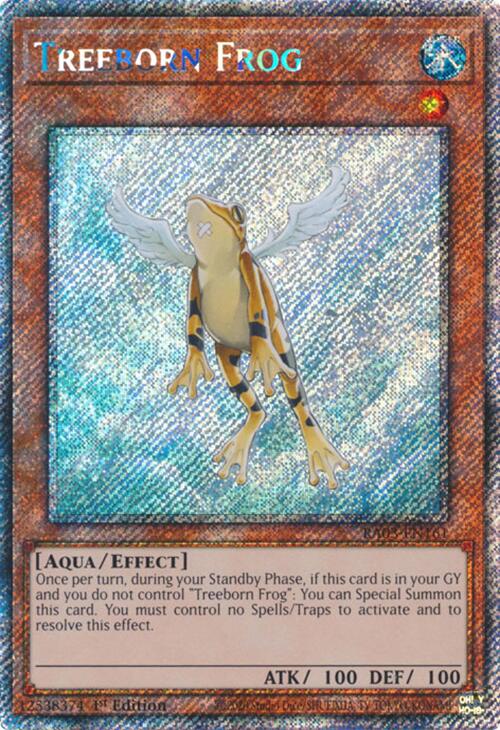 Treeborn Frog (Platinum Secret Rare) [RA03-EN161] Platinum Secret Rare | Jomio and Rueliete's Cards and Comics
