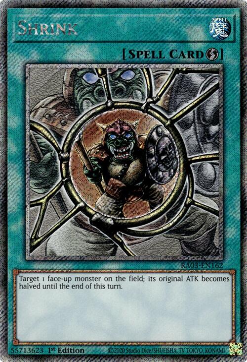Shrink (Platinum Secret Rare) [RA03-EN162] Platinum Secret Rare | Jomio and Rueliete's Cards and Comics