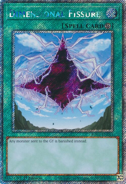 Dimensional Fissure (Platinum Secret Rare) [RA03-EN163] Platinum Secret Rare | Jomio and Rueliete's Cards and Comics