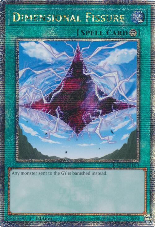 Dimensional Fissure (Quarter Century Secret Rare) [RA03-EN163] Quarter Century Secret Rare | Jomio and Rueliete's Cards and Comics