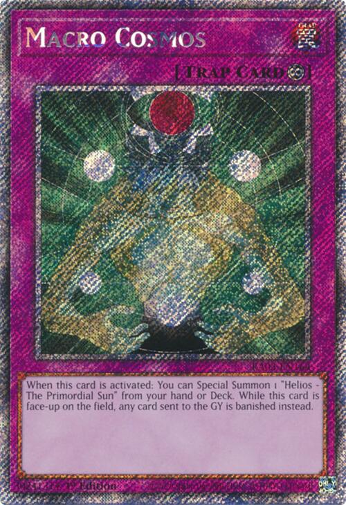 Macro Cosmos (Platinum Secret Rare) [RA03-EN164] Platinum Secret Rare | Jomio and Rueliete's Cards and Comics