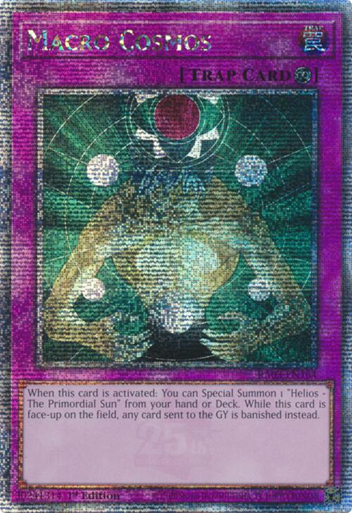 Macro Cosmos (Quarter Century Secret Rare) [RA03-EN164] Quarter Century Secret Rare | Jomio and Rueliete's Cards and Comics