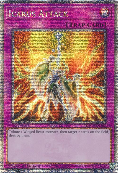 Icarus Attack (Quarter Century Secret Rare) [RA03-EN165] Quarter Century Secret Rare | Jomio and Rueliete's Cards and Comics