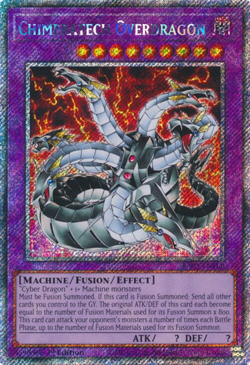 Chimeratech Overdragon (Platinum Secret Rare) [RA03-EN166] Platinum Secret Rare | Jomio and Rueliete's Cards and Comics