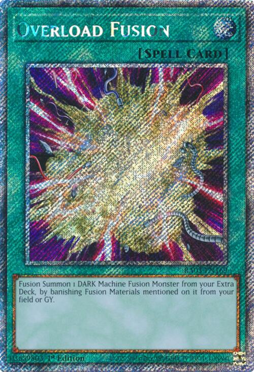Overload Fusion (Platinum Secret Rare) [RA03-EN169] Platinum Secret Rare | Jomio and Rueliete's Cards and Comics