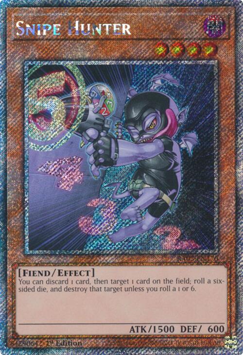 Snipe Hunter (Platinum Secret Rare) [RA03-EN170] Platinum Secret Rare | Jomio and Rueliete's Cards and Comics