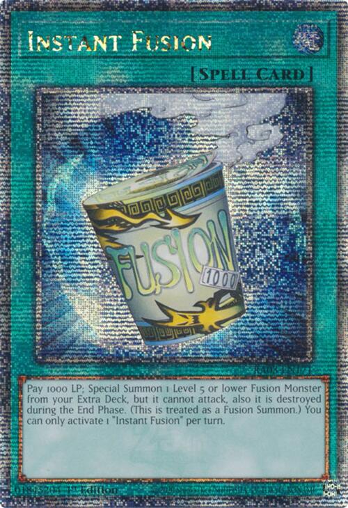 Instant Fusion (Quarter Century Secret Rare) [RA03-EN171] Quarter Century Secret Rare | Jomio and Rueliete's Cards and Comics