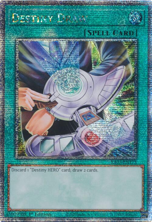 Destiny Draw (Quarter Century Secret Rare) [RA03-EN173] Quarter Century Secret Rare | Jomio and Rueliete's Cards and Comics