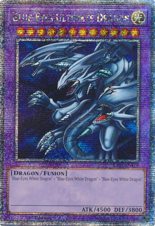 Blue-Eyes Ultimate Dragon (Quarter Century Secret Rare) [RA03-EN178] Quarter Century Secret Rare | Jomio and Rueliete's Cards and Comics