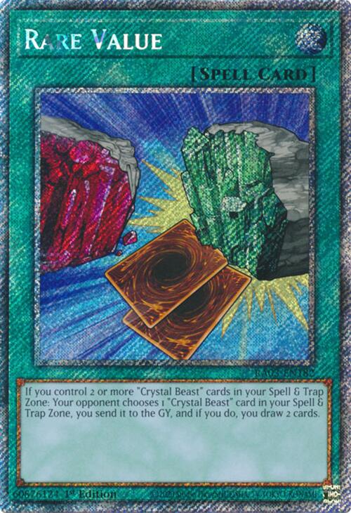 Rare Value (Platinum Secret Rare) [RA03-EN182] Platinum Secret Rare | Jomio and Rueliete's Cards and Comics