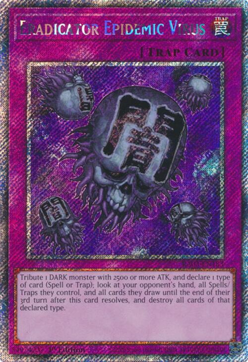Eradicator Epidemic Virus (Platinum Secret Rare) [RA03-EN183] Platinum Secret Rare | Jomio and Rueliete's Cards and Comics