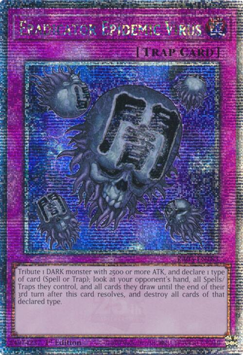 Eradicator Epidemic Virus (Quarter Century Secret Rare) [RA03-EN183] Quarter Century Secret Rare | Jomio and Rueliete's Cards and Comics