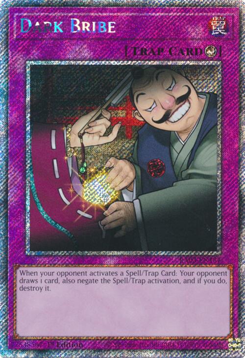 Dark Bribe (Platinum Secret Rare) [RA03-EN187] Platinum Secret Rare | Jomio and Rueliete's Cards and Comics