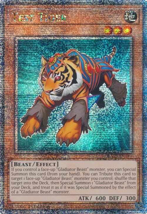 Test Tiger (Quarter Century Secret Rare) [RA03-EN189] Quarter Century Secret Rare | Jomio and Rueliete's Cards and Comics