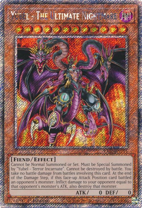 Yubel - The Ultimate Nightmare (Platinum Secret Rare) [RA03-EN191] Platinum Secret Rare | Jomio and Rueliete's Cards and Comics