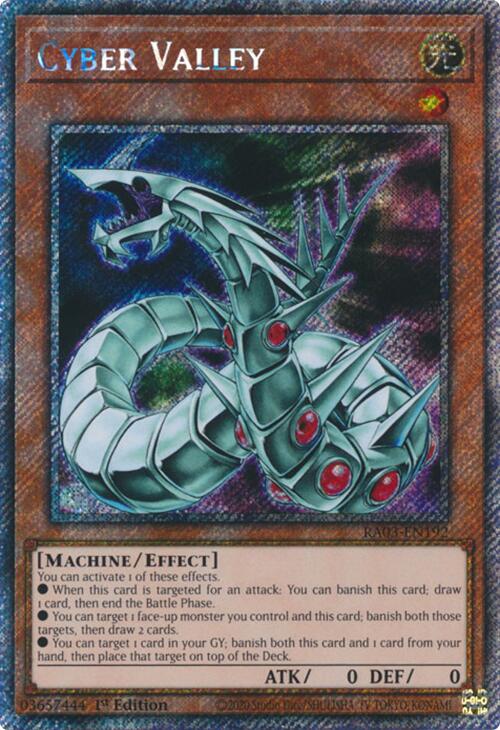 Cyber Valley (Platinum Secret Rare) [RA03-EN192] Platinum Secret Rare | Jomio and Rueliete's Cards and Comics