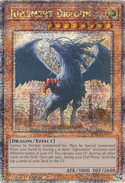 Judgment Dragon (Quarter Century Secret Rare) [RA03-EN196] Quarter Century Secret Rare | Jomio and Rueliete's Cards and Comics