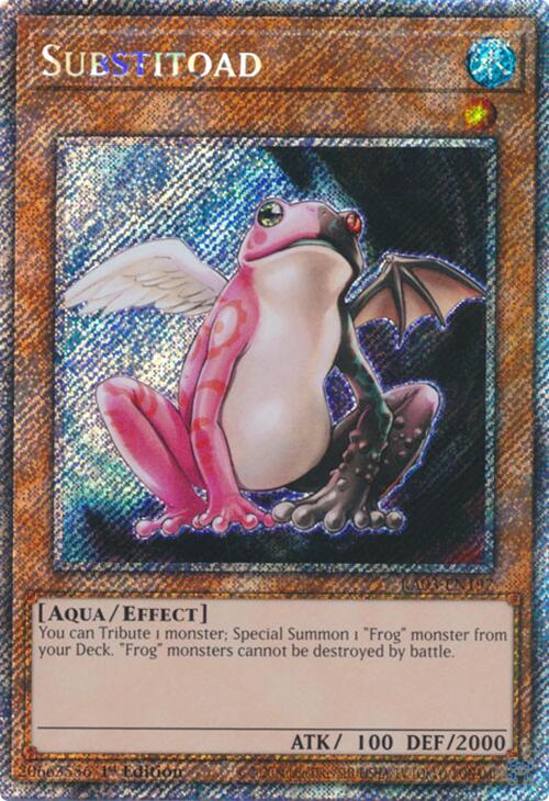 Substitoad (Platinum Secret Rare) [RA03-EN197] Platinum Secret Rare | Jomio and Rueliete's Cards and Comics