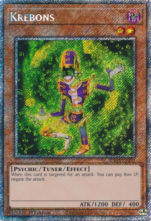 Krebons (Platinum Secret Rare) [RA03-EN201] Platinum Secret Rare | Jomio and Rueliete's Cards and Comics