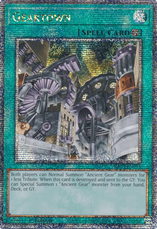 Geartown (Quarter Century Secret Rare) [RA03-EN203] Quarter Century Secret Rare | Jomio and Rueliete's Cards and Comics