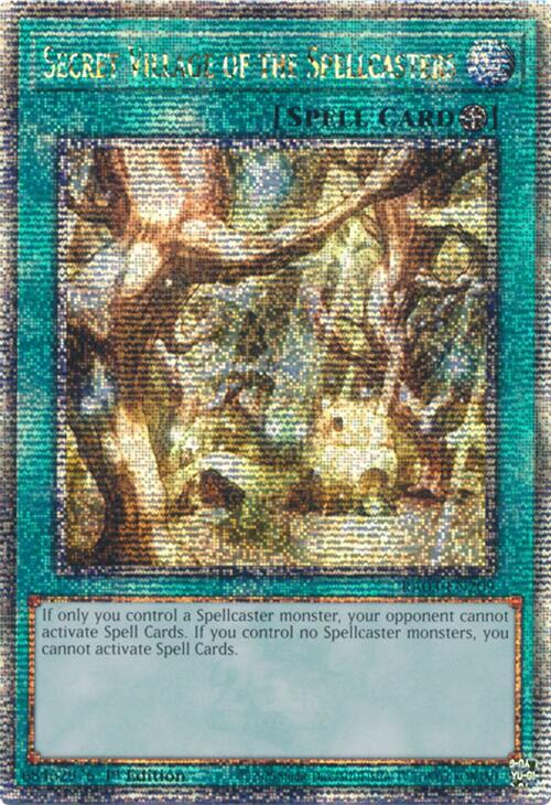 Secret Village of the Spellcasters (Quarter Century Secret Rare) [RA03-EN209] Quarter Century Secret Rare | Jomio and Rueliete's Cards and Comics