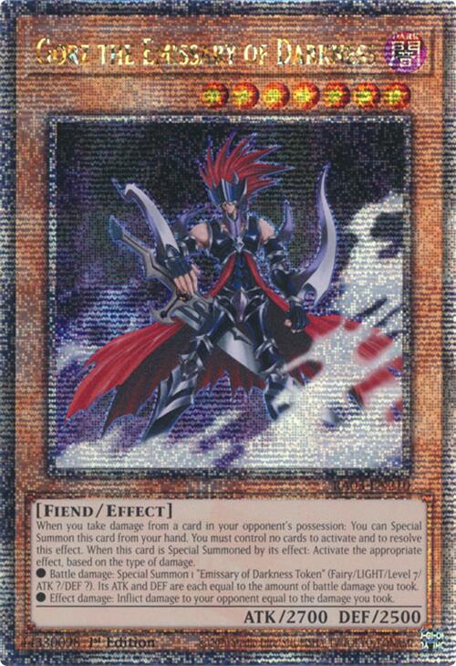 Gorz the Emissary of Darkness (Quarter Century Secret Rare) [RA03-EN210] Quarter Century Secret Rare | Jomio and Rueliete's Cards and Comics