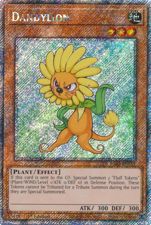 Dandylion (Platinum Secret Rare) [RA03-EN211] Platinum Secret Rare | Jomio and Rueliete's Cards and Comics