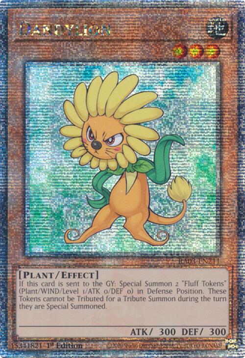 Dandylion (Quarter Century Secret Rare) [RA03-EN211] Quarter Century Secret Rare | Jomio and Rueliete's Cards and Comics