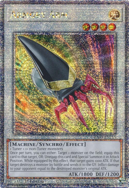 Armory Arm (Quarter Century Secret Rare) [RA03-EN213] Quarter Century Secret Rare | Jomio and Rueliete's Cards and Comics