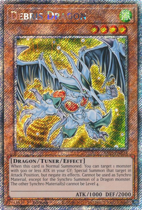 Debris Dragon (Platinum Secret Rare) [RA03-EN214] Platinum Secret Rare | Jomio and Rueliete's Cards and Comics
